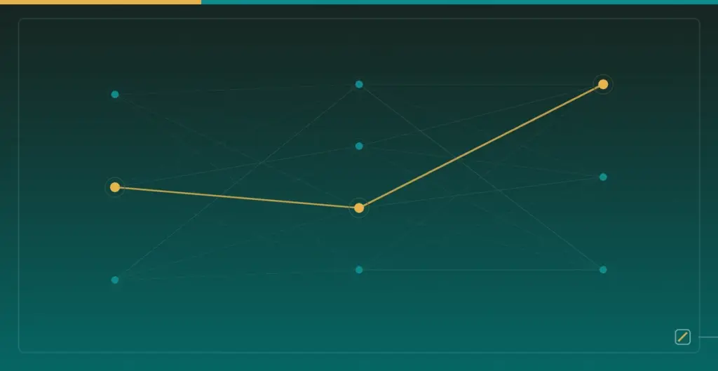 How to Fix Overfitting and Underfitting: A Practical Model Tuning Guide — Layered neural network nodes and weighted connections