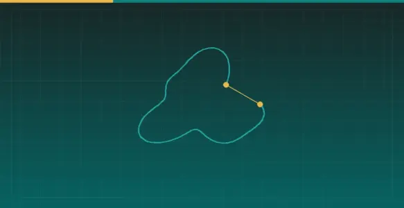 A Contour Tracer’s Stopping Condition: Three Lines Out of Order, Twenty Times the Area